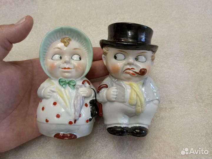 Фарфоровые статуэтки винтажные старинные