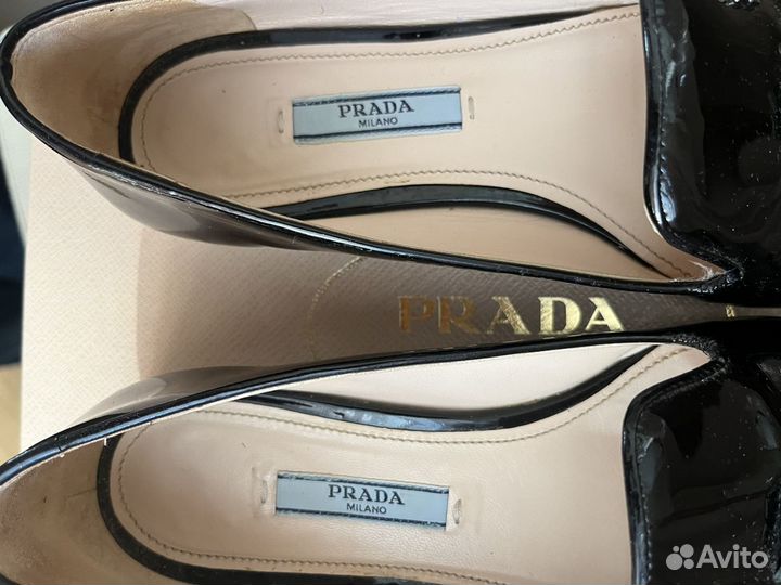 Лоферы женские Prada оригинал