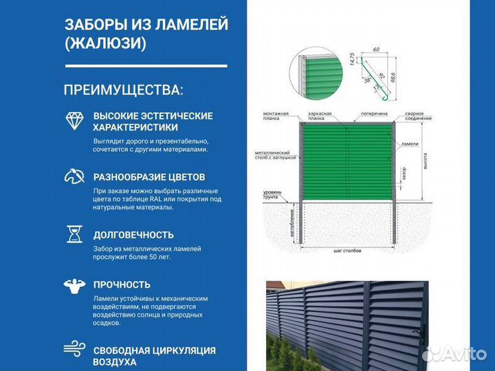 Производство и установка забора под ключ