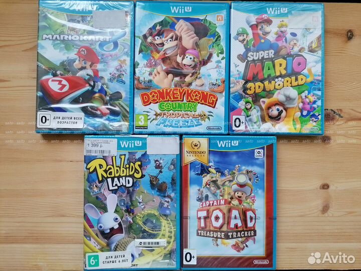 Игры Mario, Donkey Kong и др. (Wii U) - новые