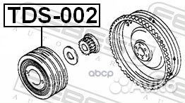 Шкив коленвала 2L/2LTE/3L/5L/5LE TDS002 Febest