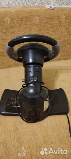 Игровой руль с педалями для пк