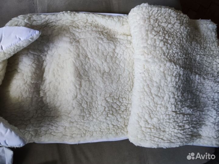 Конверт для новорожденного. Меховой