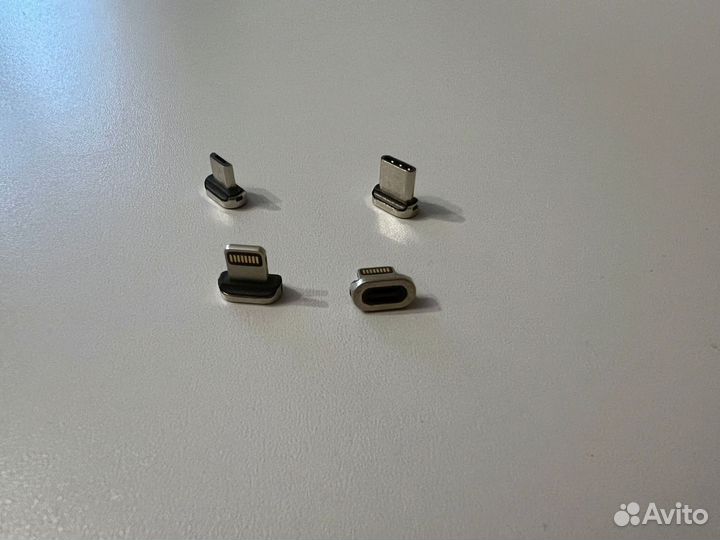 Магнитная зарядка Type-C, microusb, lightning