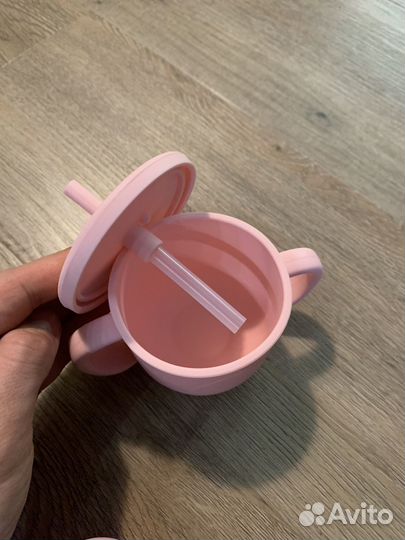 Кружка поильник силиконовый