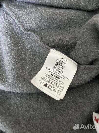 Флисовая поддева h&m 74