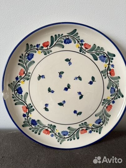 Тарелка дымов керамика