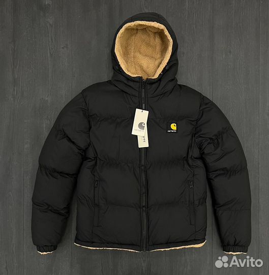 Зимняя куртка carhartt двухсторонняя