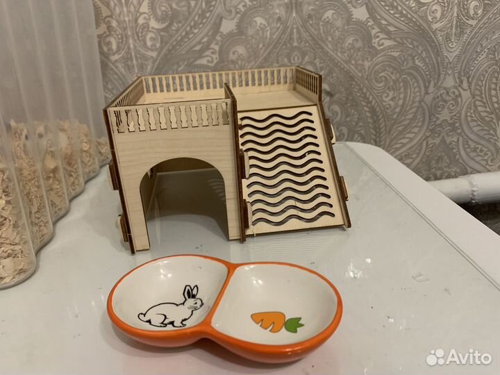 Миска и Домик для грызунов