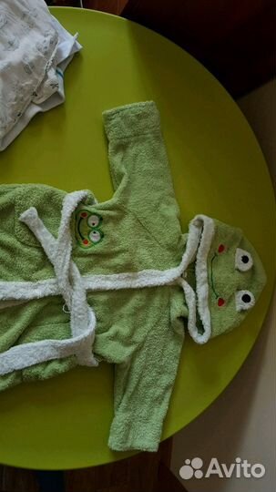 Банный халатик Лягушонок р.86