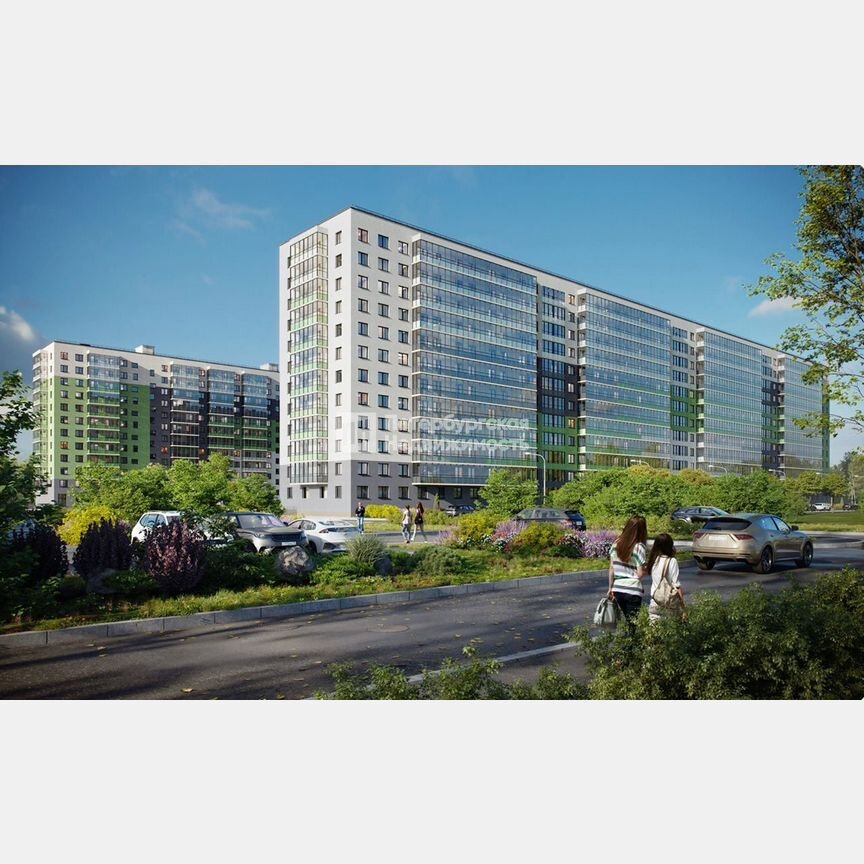 Квартира-студия, 22,2 м², 2/12 эт.