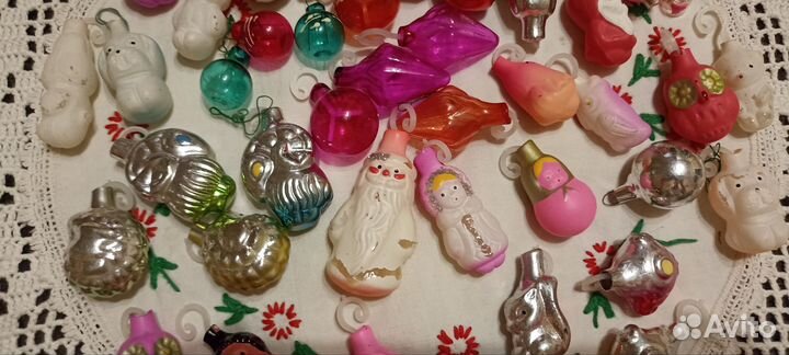 Елочные игрушки СССР набор малютка