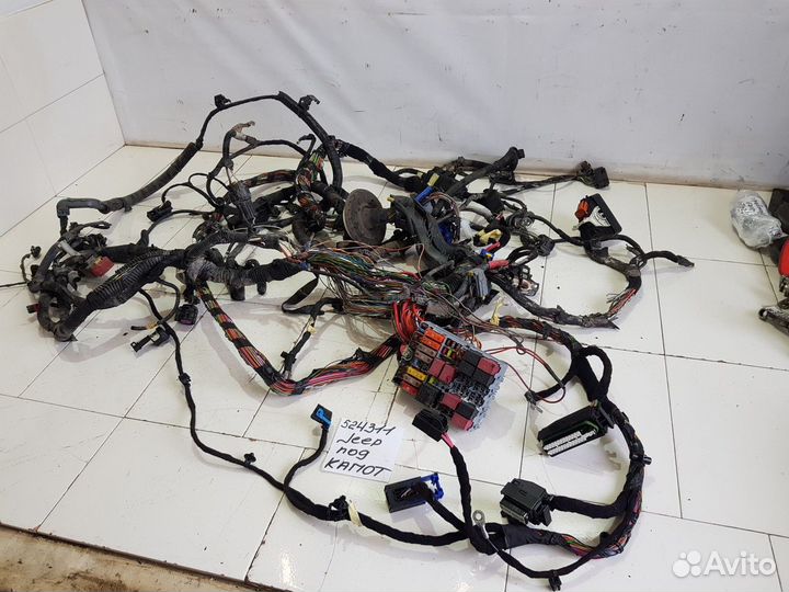 Электропроводка под капот (Jeep Renegade)