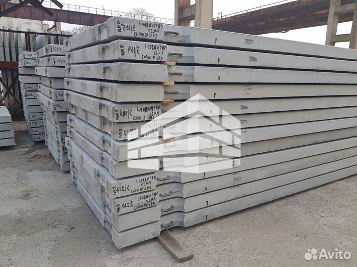 Плита перекрытия пустотная пк 49.12-8атvт new жби