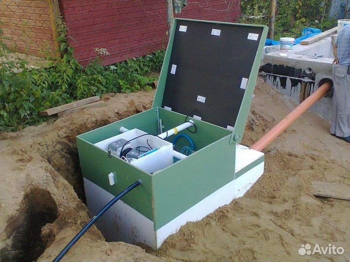 Монтаж выгребных ям, септиков, водопровода, кнс