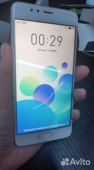 Meizu M5s 16 гб серебристый