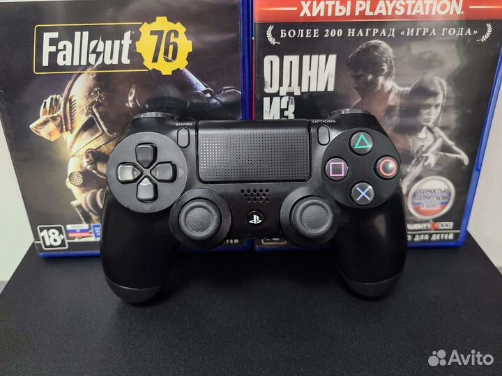 Игровая приставка Sony Ps4 pro 1tb + игры