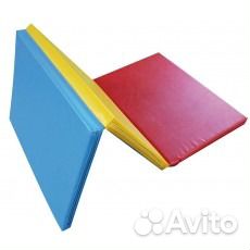 Мат гимнастический 1х1х0.1 м складной