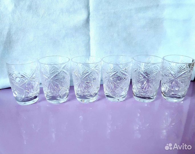 Хрусталь СССР бокалы,вазы,креманки,пепельница