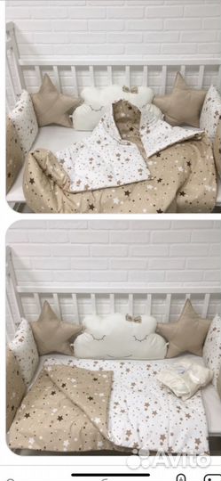 Бортики в детскую кроватку