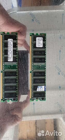 Оперативная память ddr 256 мб и 128 мб