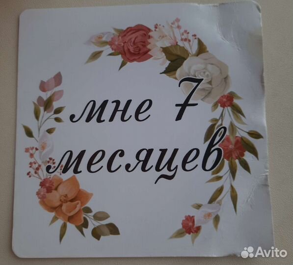 Карточки для фотосессии малышки