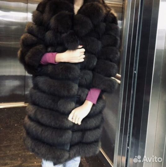 Шуба из песца