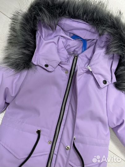 Детская зимняя куртка и полукомбинезон