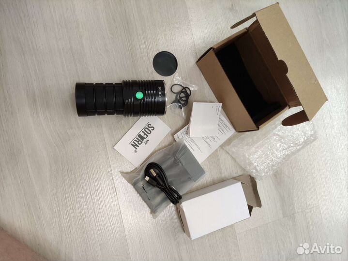 Фонарь Sofirn Q8, светодиоды 4-XPL-Hi, 5000lm