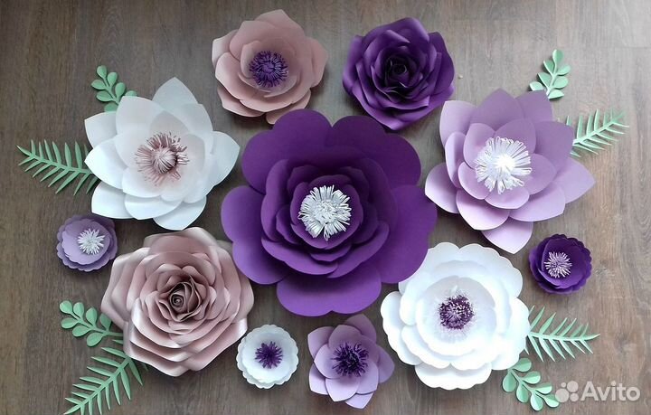 Бумажные цветы. Цветы из бумаги