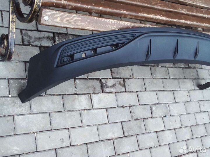 Спойлер губа заднего бампера Солярис 2020г