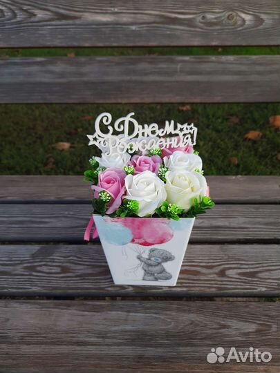 Букет из мыльных роз подарок