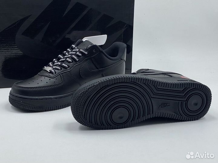 AIR force 1 LOW supreme black