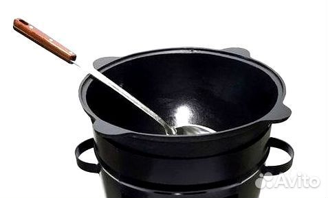 Казан чугунный узбекский 8л