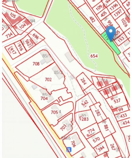 Участок 5,7 сот. (СНТ, ДНП)