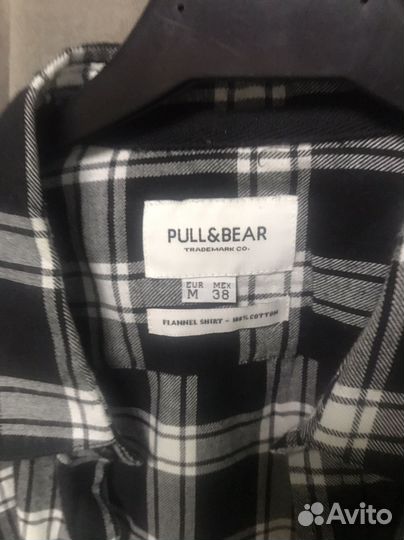 Рубашка pull bear мужская