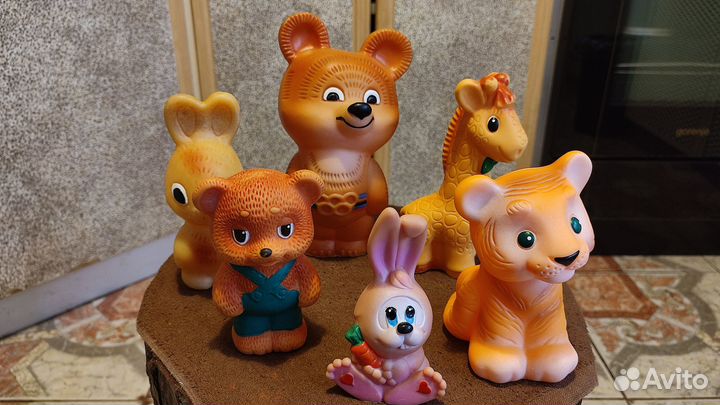 Резиновые игрушки СССР