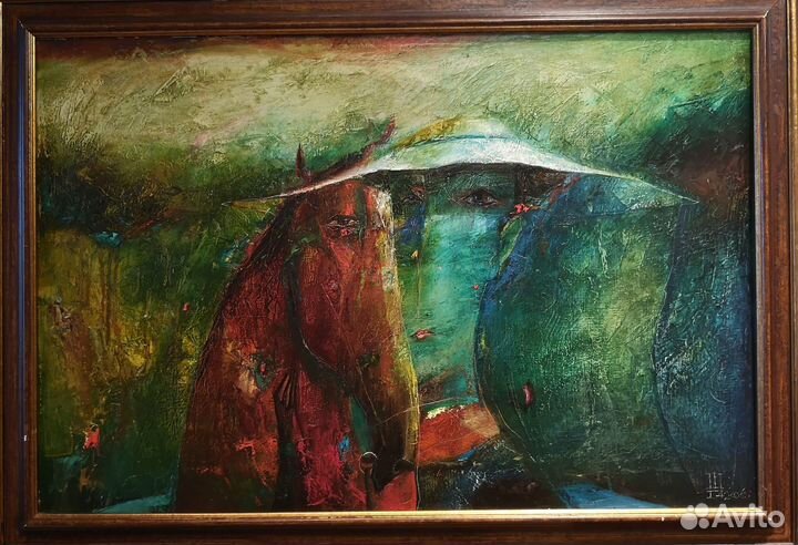 Картина «Жокей». Холст/масло. 2006 г. 60х90