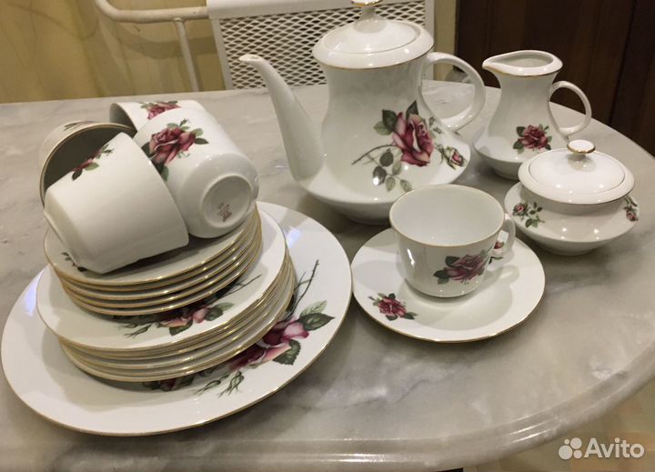 Чайный сервиз’’ Роза’’ Чехословакия