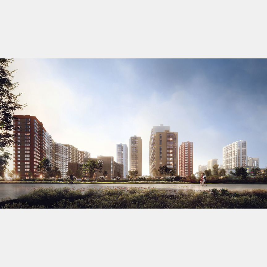 2-к. квартира, 52,4 м², 13/21 эт.