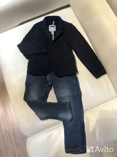 Пиджак и джинсы 98р