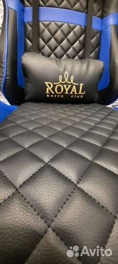 Компьютерное кресло игровое 155F синее