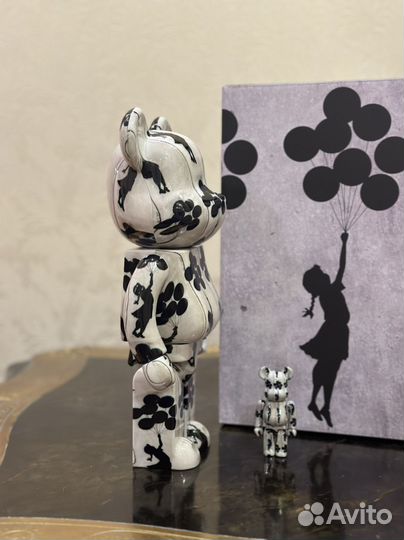 Bearbrick x Balloon Girl Banksy