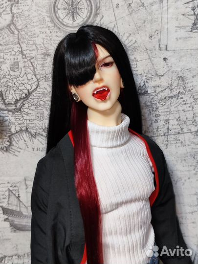 Кукла вампир bjd 75 см рекаст