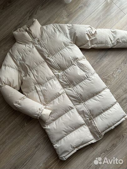 Пуховик зимний длинный женский