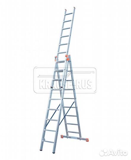 Трехсекционная лестница Krause Monto Tribilo 3x14