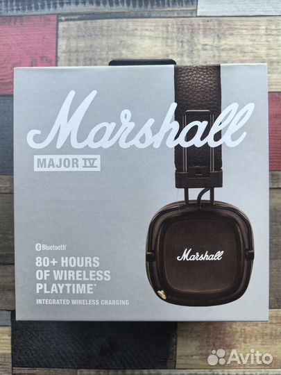 Marshall Major 4 Black & Brown Оригинал Гарантия