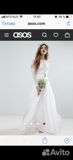 Свадебное платье ASOS