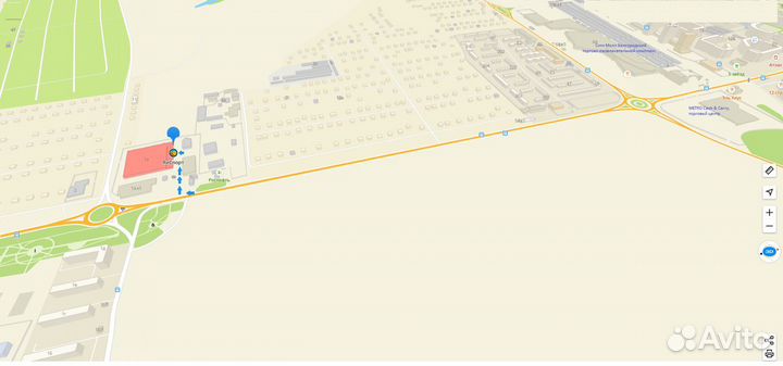 Гриф гантельный длина 51см диаметр 50мм