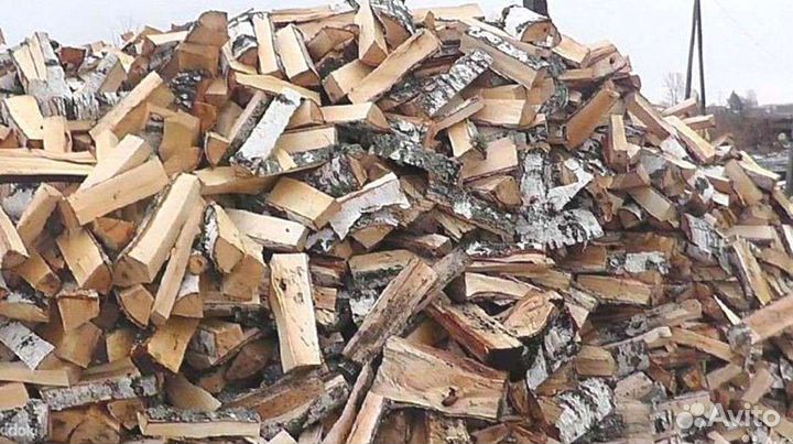 Дрова березовые. Колотые